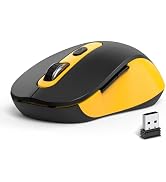 Wireless Mouse for Laptop, PC, Chromebook, Mac, MacBook, Silent Wireless Mouse with USB Nano Rece...