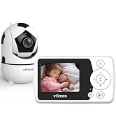 VTimes Video Baby Monitor with Camera and Audio - LCD Screen, Baby Camera Monitor No WiFi Night V...