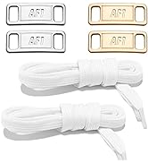 NDTEZUGT 2 Pair Flat Shoelaces 36"-72" Length Replacement Laces for Air Force 1,with 2 Pair Shoe ...