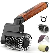 Electric Grill Brush 3-in-1 Kit – Cordless BBQ Cleaner with Reinforced Safe Metal Bristles – 2 Ho...