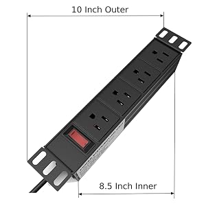 1U (4 Outlet) Power Distribution Unit