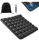 XGPGBXGT Press Type Inflatable Travel Cushion Airplane Seat Cushion, Built-in Air Pump Portable A...