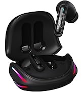Transformers Wireless Earbuds Bluetooth 6 Headphones, Open-Access Mecha Charging Bay with Cool Li...