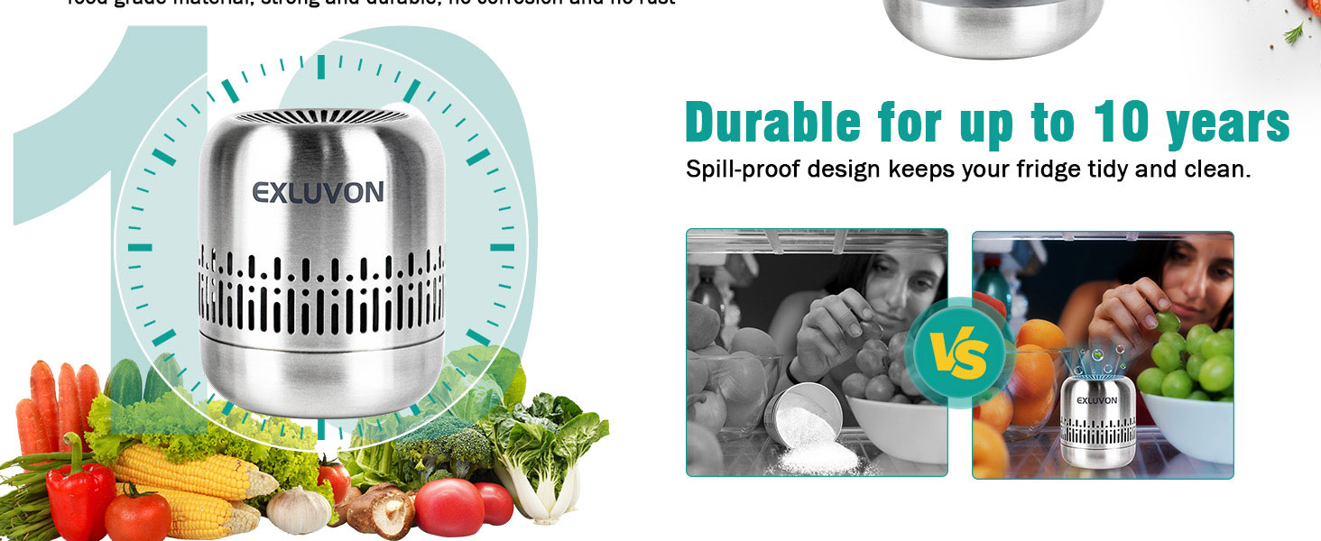 Durable for up to 10 years Spill-proof design keeps your fridge tidy and clean.