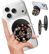 Kidcube Magnetic Phone Grip Compatible with Magsafe - Cell Phone Grip Stand Magnetic Ring Holder ...