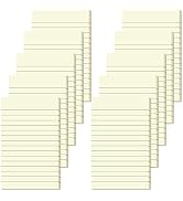 Sticky Notes 3x5 Lined Ruled Post Stickies, 10 Pack Lined Self Sticky Notes Pad Its 3x5 in Sticky...