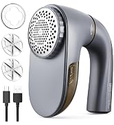 POPCHOSE Fabric Shaver, Lint Remover for Clothes, Lint Shaver with 6-Leaf Blades, 2 Speed Sweater...