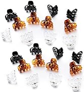 Cobahom 24 Pcs Small Hair Claw Clips Mini Hair Clips 1.2 Inch Plastic Hair Clips for Thin Hair No...