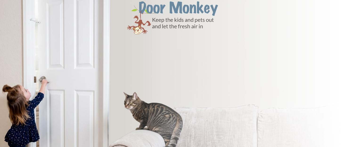 Door Monkey Child Proof Door Lock & Pinch Guard
