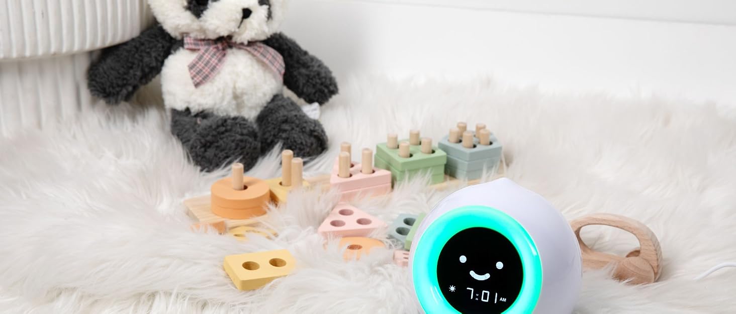 mella toddler clock ok to wake littlehippo little hippo nursery baby kid sleep training trainer