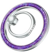 Magnetic Phone Grip, Allengel Magnetic Phone Ring Holder for Magsafe, Adjustable Kickstand for Sm...