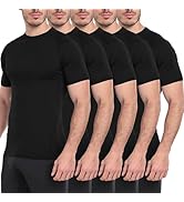HovSiyla Men's Compression Shirts Cool Dry Short Sleeve Baselayer Athletic Workout T Shirts