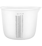 Gartful 1000ml Reusable Silicone Resin Cups, Large Silicone Mixing Bowl with Precise Scale for Ep...