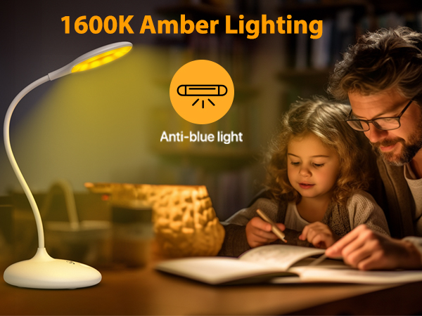 1600k amber light desk lamp a+3