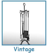 Lichamp Fireplace Tools Set, 5-Pieces Indoor Outdoor Sturdy Fire Place Poker Sets with Retro Hand...