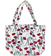 WisePoint Shoulder Bag, Cotton Aesthetic Tote Bag Cute Tote Bag for Women, Lightweight Grocery Ba...