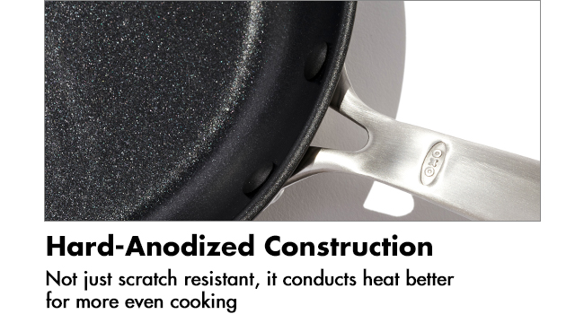 Oxo,OXO,cookware,pans,pots and pans,nonstick,frying pan,pan,10" pan,dishwasher safe pan