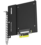 GLOTRENDS PU15 U.2 to PCIe 5.0 X4 Adapter, PCIe 5.0 X4 Full Speed (No Signal Attenuation Design),...