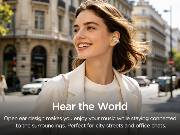 open ear clip on earbuds