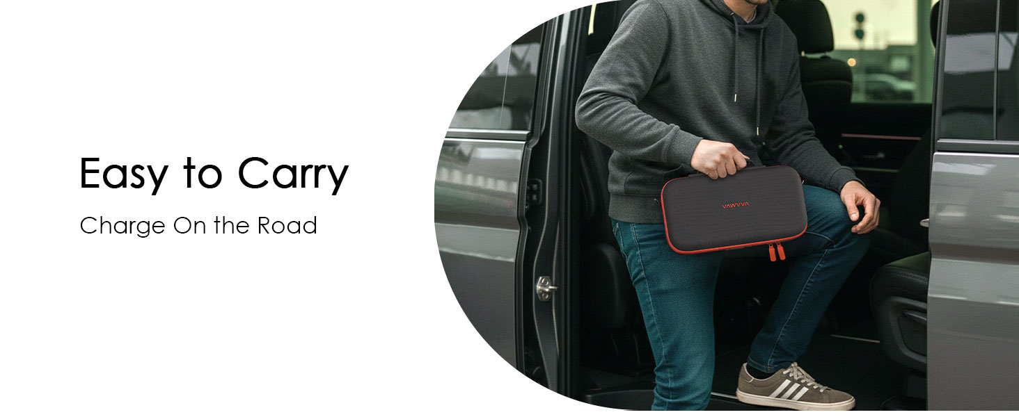 Nintendo switch 2 charging travel case carrying battery charger wireless cordless bag