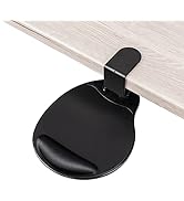 EHO Clamp on Mouse Platform, Clip on Mouse Pad Rotating 360, w/Comfortable Gel Wrist Rest, Ergono...