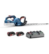 DongCheng 40V Cordless Hedge Trimmer, 26-Inch, Dual Blade Action, Brushless, 180° Rotating Handle...