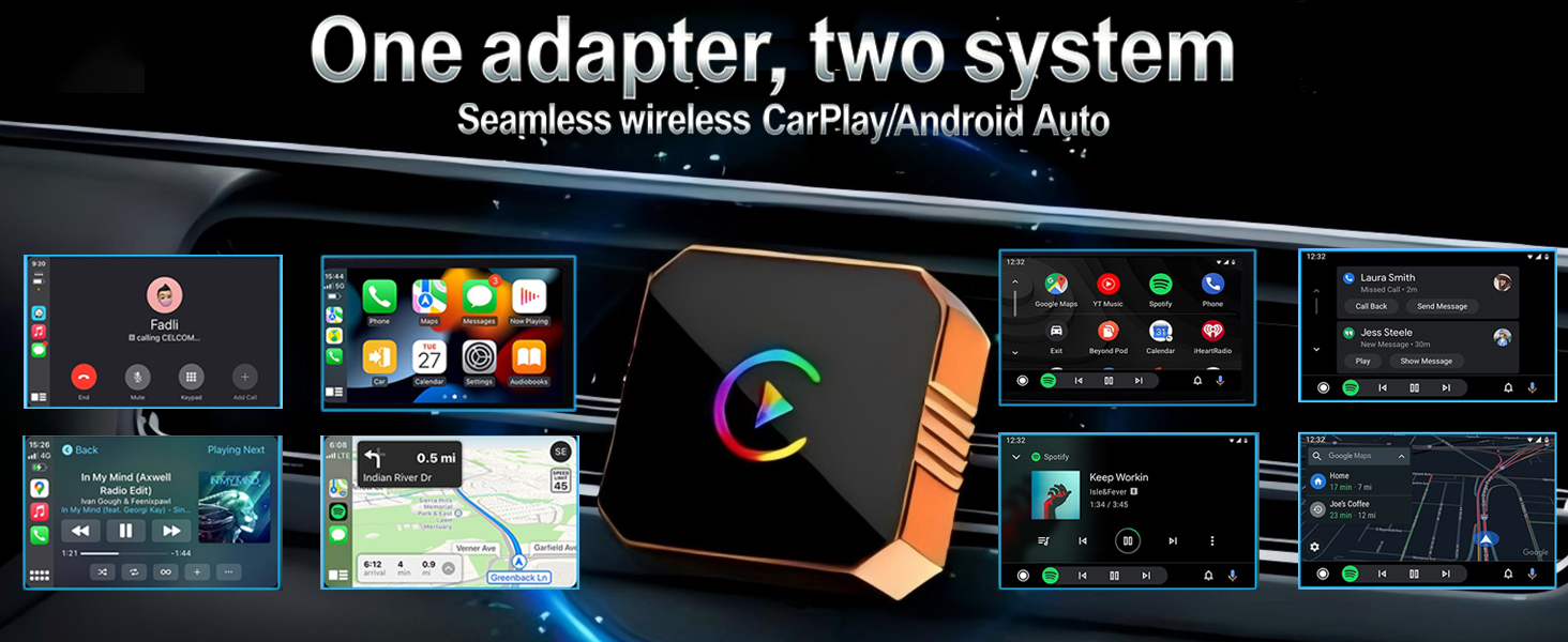 one adapter, two system