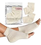 Kitsch Moisturizing Socks for Cracked Heel Treatment – Reusable Spa Socks for Women & Men with In...