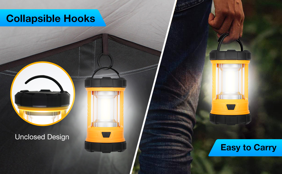 bright camping lantern