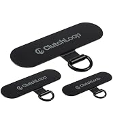 ClutchLoop Anchor 2 – Premium Metal Phone Tether Tab, Ultra-Thin 0.30mm with 3M Adhesive, Strong ...