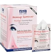 Dr. Fischer Makeup Remover Wipes - Sensitive Skin Formula, Individually Sealed, No Rinse, Eyes an...