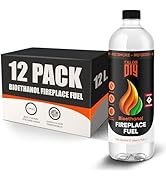 Bioethanol Fuel – Clean Burning, Smokeless, Odorless & Efficient Bioethanol Fuel (Pack of 12)