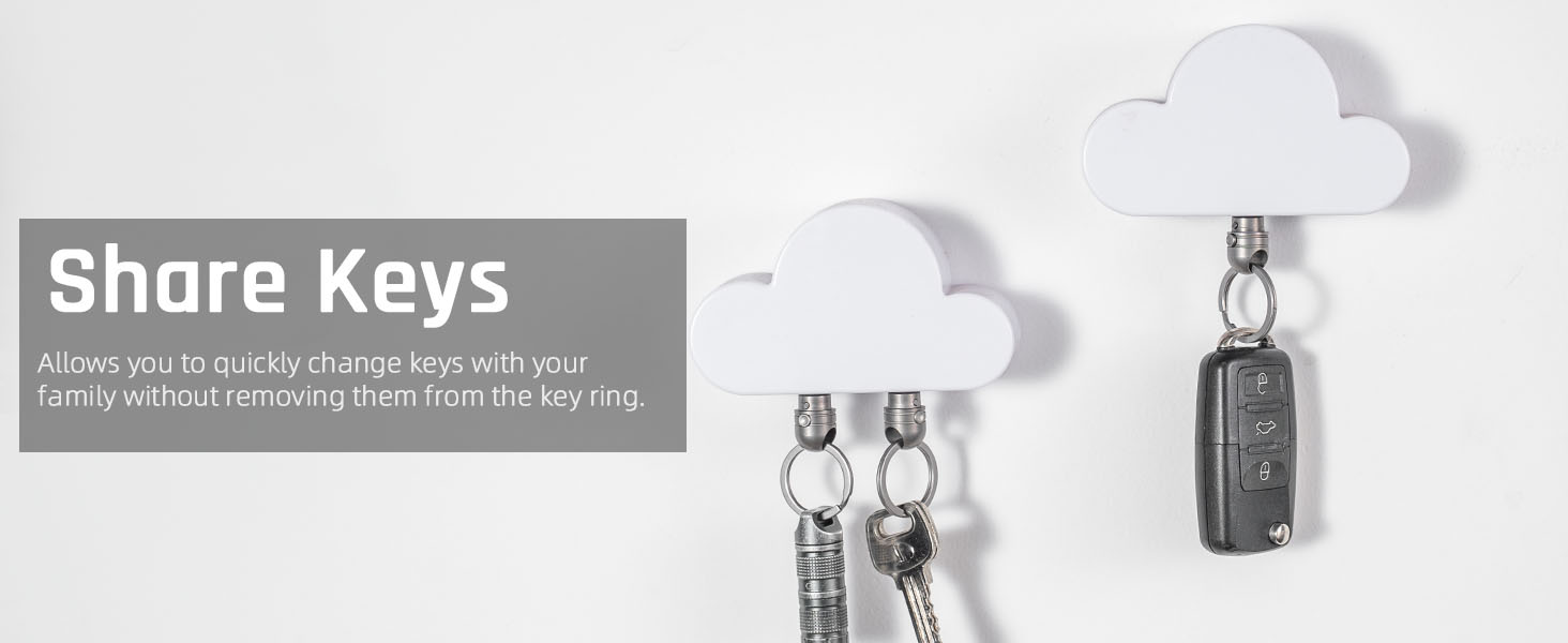 detachable key ring retractable key chain heavy duty