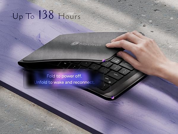 Keychron B11 Pro Ultra-Slim Wireless Foldable Keyboard