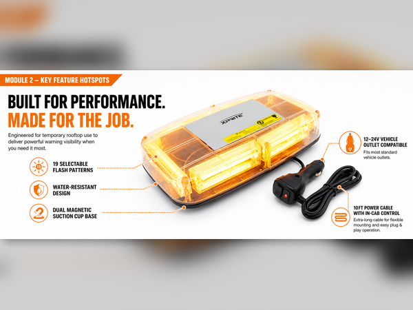 plow truck snow plow mail carrier postal route service vehicle amber led light