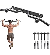 Kipika Heavy Duty Wall Mounted Doorway Pull Up Bar, Multifunctional Chin Up Bar, Portable Fitness...