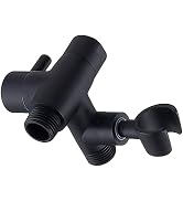 Solid Metal Shower Arm Diverter with Handshower Mount for Hand Held Showerhead and Fixed Spray He...
