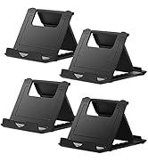 Cell Phone Stand 4 Pack, Tablet Stand Multi-Angle, Universal Phone Stand for Desk,Compatible Phon...