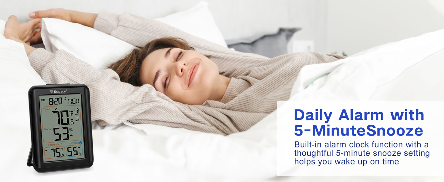 Daily Alarm with 5-Minute Snooze