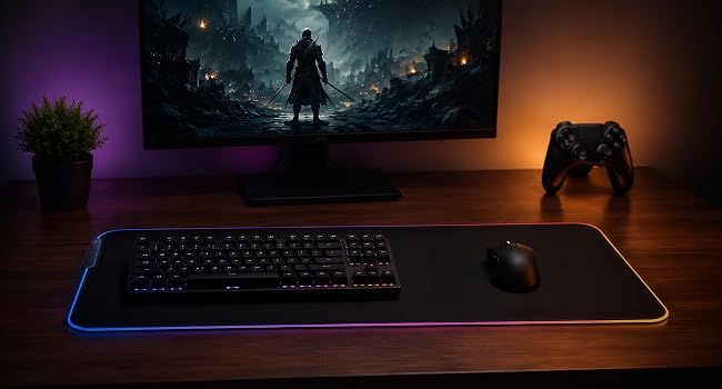 rgb gaming scene