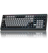 AULA Hero 99 Wired Gaming Keyboard, Hall Effect Keyboard with Rapid Trigger Mode, Hot Swappable M...