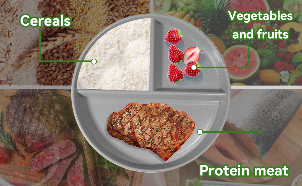 adult divided plates for eating