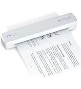 ByteUp C80 Portable Inkless Thermal Printer, Wireless Bluetooth Travel Printer for iOS/Android/La...