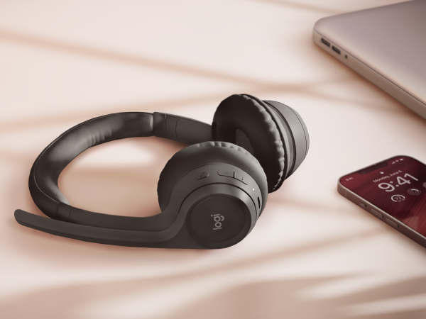 Logitech Zone 300 Wireless Bluetooth Headset With Noise-Canceling Microphone