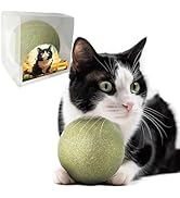 Yomvwavo 3.94 Inches Huge Catnip Ball for Cats -Big Cat Toys for Indoor Cats -Giant Cat Nip Balls...