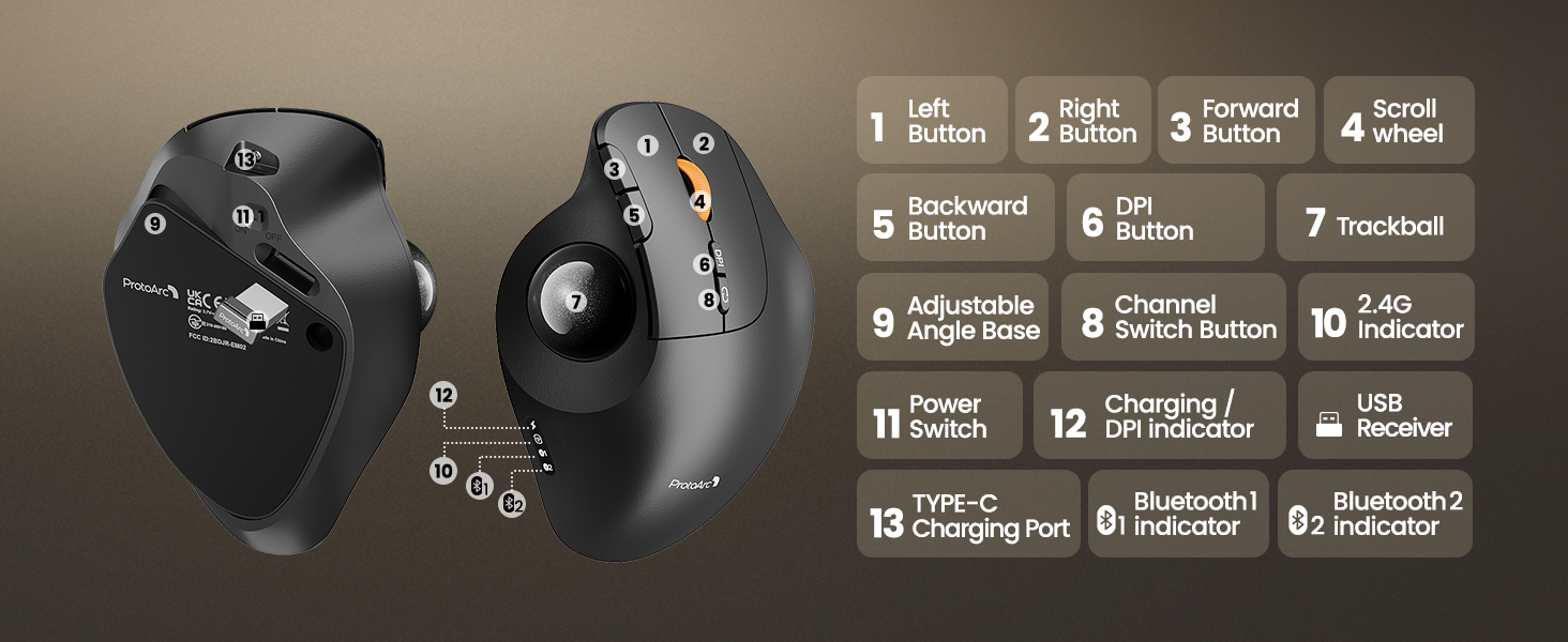 roller ball mouse