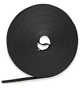 48 ft x 1/2 inch Hook and Loop Roll, Reusable Fastening Cable Ties, Multi-purpose Cable Managemen...