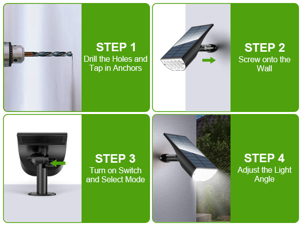 outside solar lights for yard waterproof spot lights outdoor solar powered