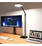 Led Desk Lamps for Home Office with Base, Tall Desk Lamp with 50 Light Modes & Memory and Timer F...