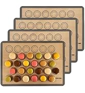 Macaron Silicone Baking Mats - Non-Stick Macaron Mat for Easy Baking | Heat Resistant & Dishwashe...